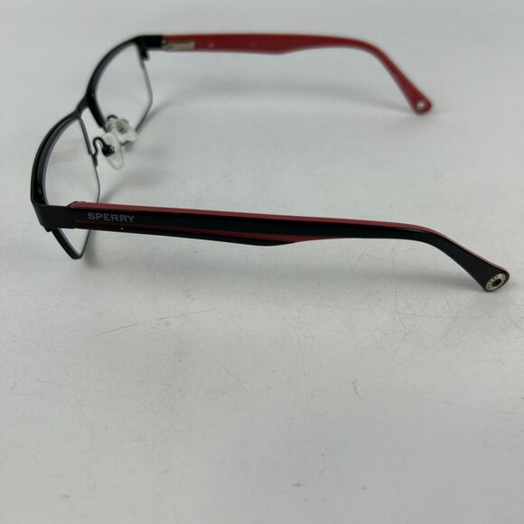 Sperry Waterline C04 Eyeglass Frames Unisex Rectangle Red Black Kids 48-15-120mm - Picture 3 of 10